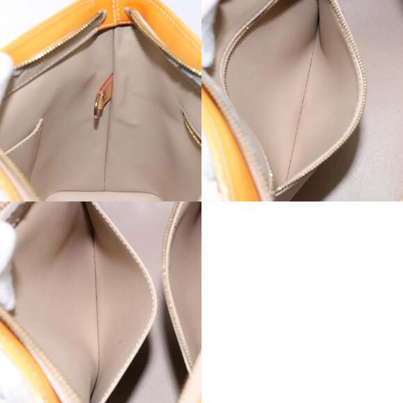 LOUIS VUITTON Monogram Vernis Houston Hand Bag Beige M91004 - Picture 13 of 13